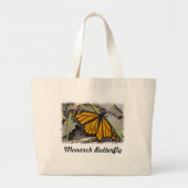 Monarch Butterfly Grote Tote Bag (Voorkant)