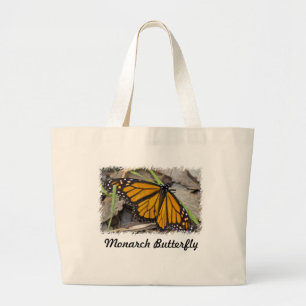 Monarch Butterfly Grote Tote Bag