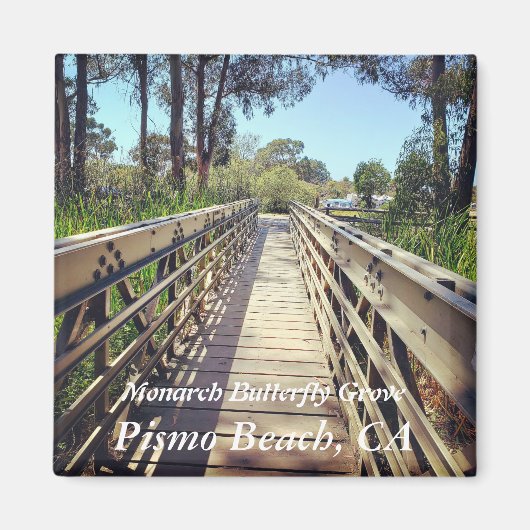 Monarch Butterfly Grove: Pismo Beach, Californië Magneet (Voorkant)