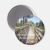 Monarch Butterfly Grove, Pismo Beach, Californië. Magneet (Voorkant / Achterkant)