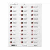 Monarch Butterfly I Return Address Label (Full Sheet)