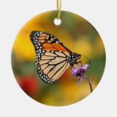 Monarch Butterfly in Search of Pollen Keramisch Ornament (Voorkant)