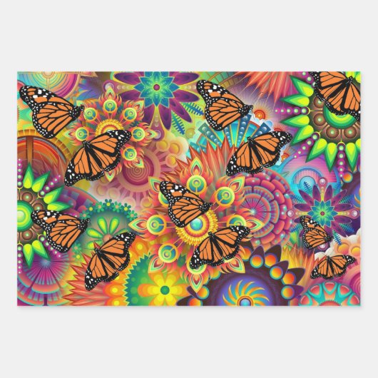 Monarch Butterfly Inpakpapier Vel (Voorkant 2)