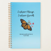  Monarch Butterfly Inspirerend Persoonlijk Planner (Voorkant)