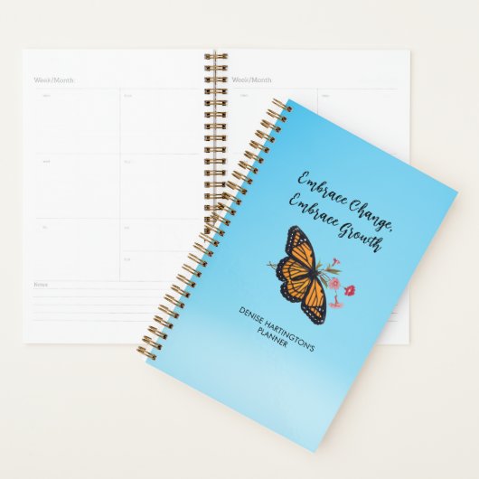  Monarch Butterfly Inspirerend Persoonlijk Planner (Display)