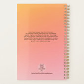  Monarch Butterfly Inspirerend Persoonlijk Planner (Achterkant)