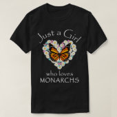 Monarch Butterfly is een meisje dat van Butterflie T-shirt (Design voorkant)