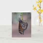 Monarch Butterfly Kaart (Gele Bloem)