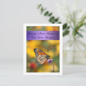 Monarch Butterfly-kaart Briefkaart (Staand voorkant)