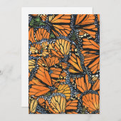 Monarch Butterfly-kaart Feestdagenkaart (Voorkant / Achterkant)