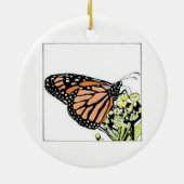 Monarch Butterfly Keramisch Ornament (Achterkant)
