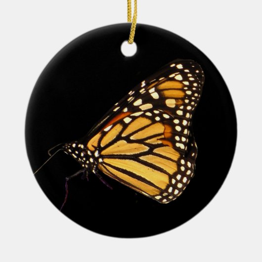 Monarch Butterfly Keramisch Ornament (Voorkant)