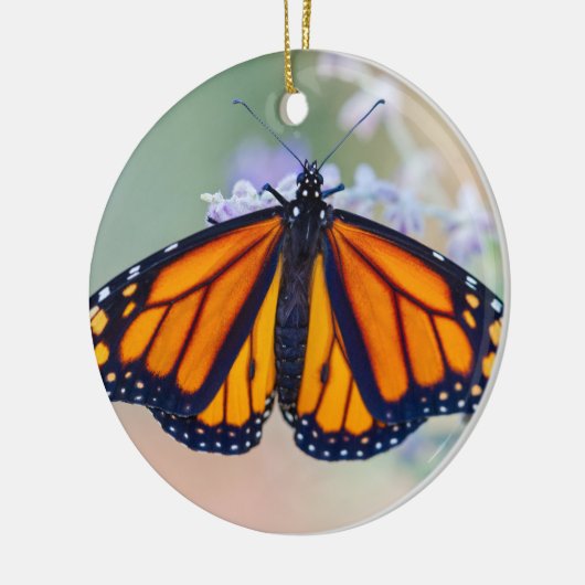 Monarch Butterfly Keramisch Ornament (Links)