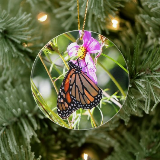 Monarch Butterfly Keramisch Ornament (Boom)