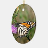 Monarch Butterfly Keramisch Ornament (Links)