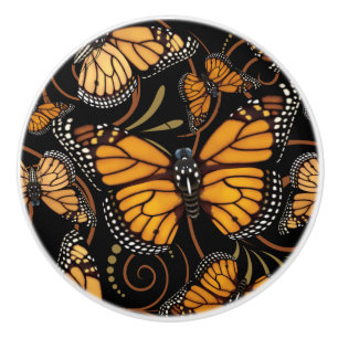Monarch Butterfly Keramische Knop