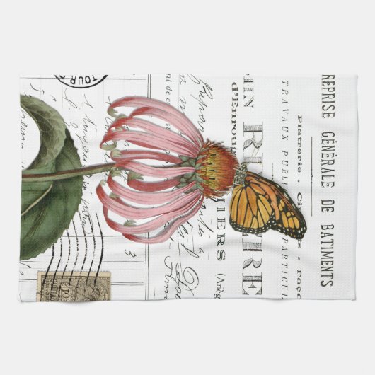  monarch Butterfly keukenhanddoek (Horizontaal)