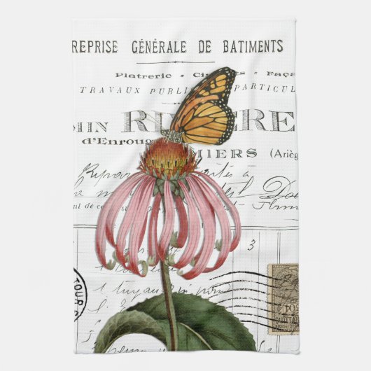  monarch Butterfly keukenhanddoek (Verticaal)