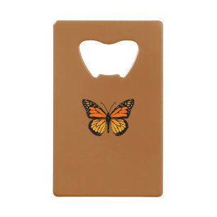 Monarch Butterfly-kleuren Creditkaart Flessenopener