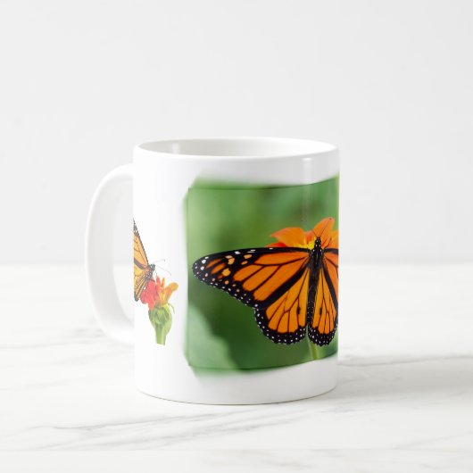 Monarch Butterfly Koffiemok (Voorkant links)