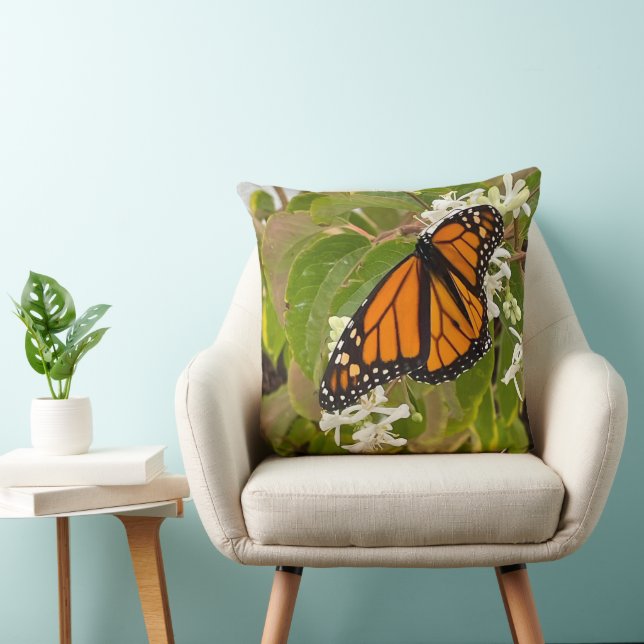 Monarch Butterfly Kussen (Stoel)