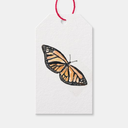 Monarch Butterfly-Labels voor het schilderen van t Cadeaulabel (Voorkant)