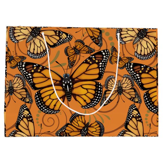 Monarch Butterfly Large Cadeautasje (Achterkant)