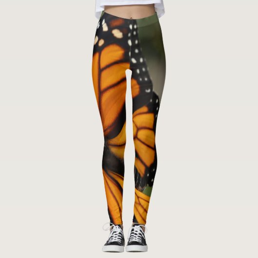 Monarch Butterfly-Leggings-wikkel uzelf in Wings Leggings (Voorkant)