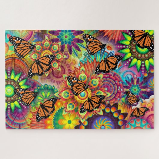 monarch Butterfly Legpuzzel (Horizontaal)