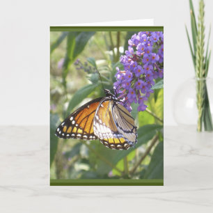 Monarch Butterfly-loftkaart Kaart