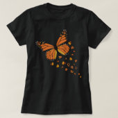 Monarch Butterfly Love Heart T Gift for Women and  T-shirt (Design voorkant)