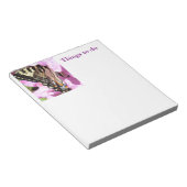 Monarch Butterfly Memo Pad Dingen te doen Notitieblok (Schuin)
