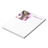 Monarch Butterfly Memo Pad Dingen te doen Notitieblok (Linkerzijde)