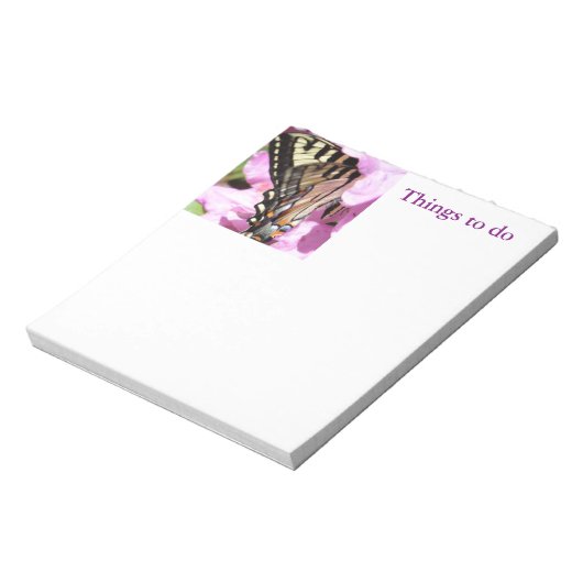 Monarch Butterfly Memo Pad Dingen te doen Notitieblok (Linkerzijde)