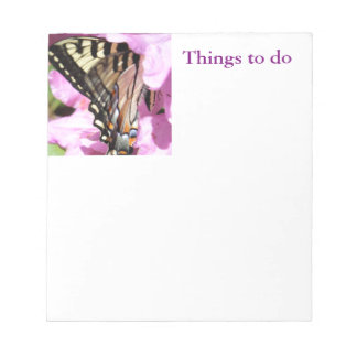 Monarch Butterfly Memo Pad Dingen te doen Notitieblok
