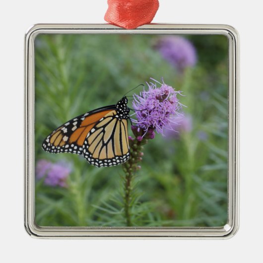 Monarch Butterfly Metalen Ornament (Voorkant)