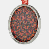Monarch Butterfly Metalen Ornament (Links)