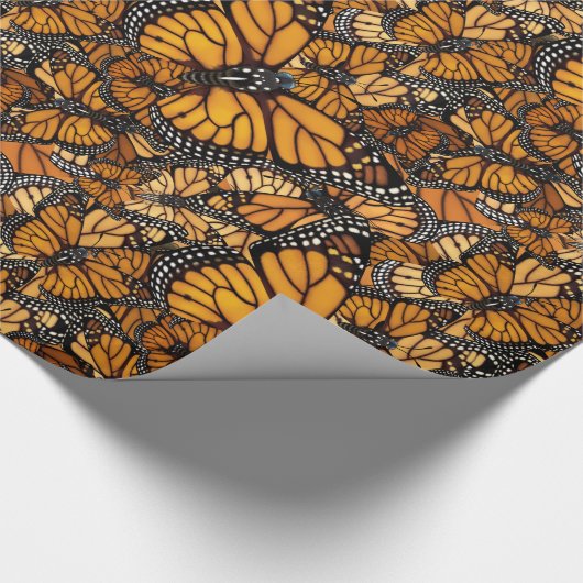 Monarch Butterfly-migratie Cadeaupapier (Hoek)