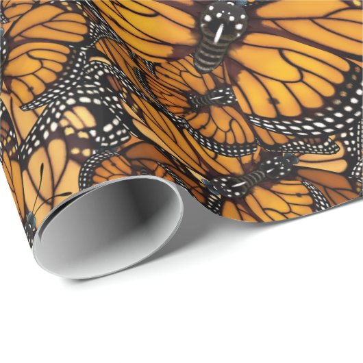 Monarch Butterfly-migratie Cadeaupapier (Rol Hoek)