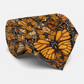 Monarch Butterfly-migratie Stropdas (Opgerold)