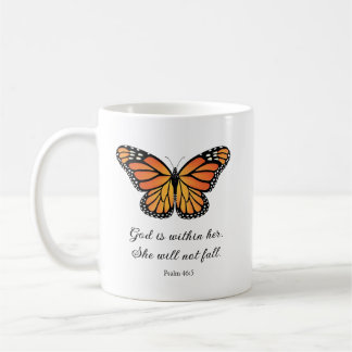 Monarch Butterfly mok God is binnen haar