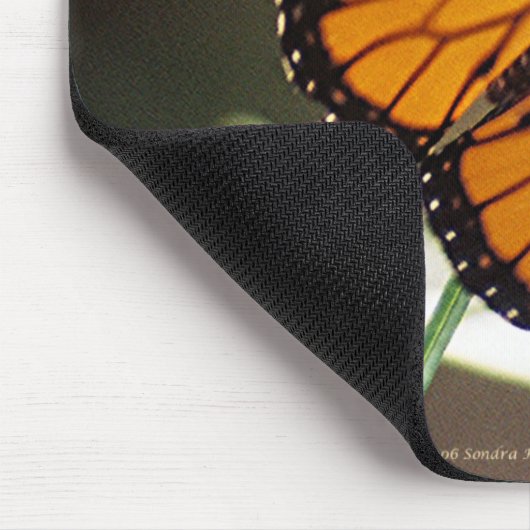Monarch Butterfly Mousepad Muismat (Hoek)