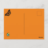 MONARCH BUTTERFLY MYSTERY EYES by Slipperywindow Briefkaart (Achterkant)