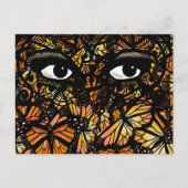 MONARCH BUTTERFLY MYSTERY EYES by Slipperywindow Briefkaart (Voorkant)