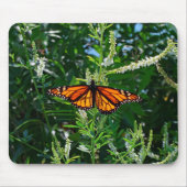 Monarch Butterfly Natural Mousepad Muismat (Voorkant)