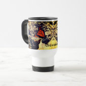 Monarch Butterfly Natuur - Aangepast Reisbeker (Voorkant links)