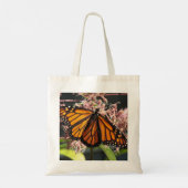 Monarch Butterfly Natuur Fotografie Wildflower Tote Bag (Achterkant)