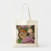 Monarch Butterfly Natuur Fotografie Wildflower Tote Bag (Voorkant)