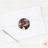 Monarch Butterfly Natuur Ronde Sticker (Envelop)
