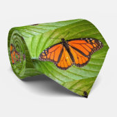 Monarch Butterfly Necktie Stropdas (Opgerold)